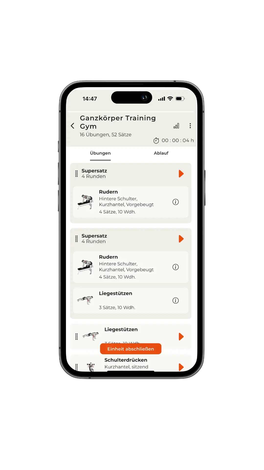 IC App Trainingsplan - Personalisierte Workout-Pläne für Gym, Zuhause und Laufen